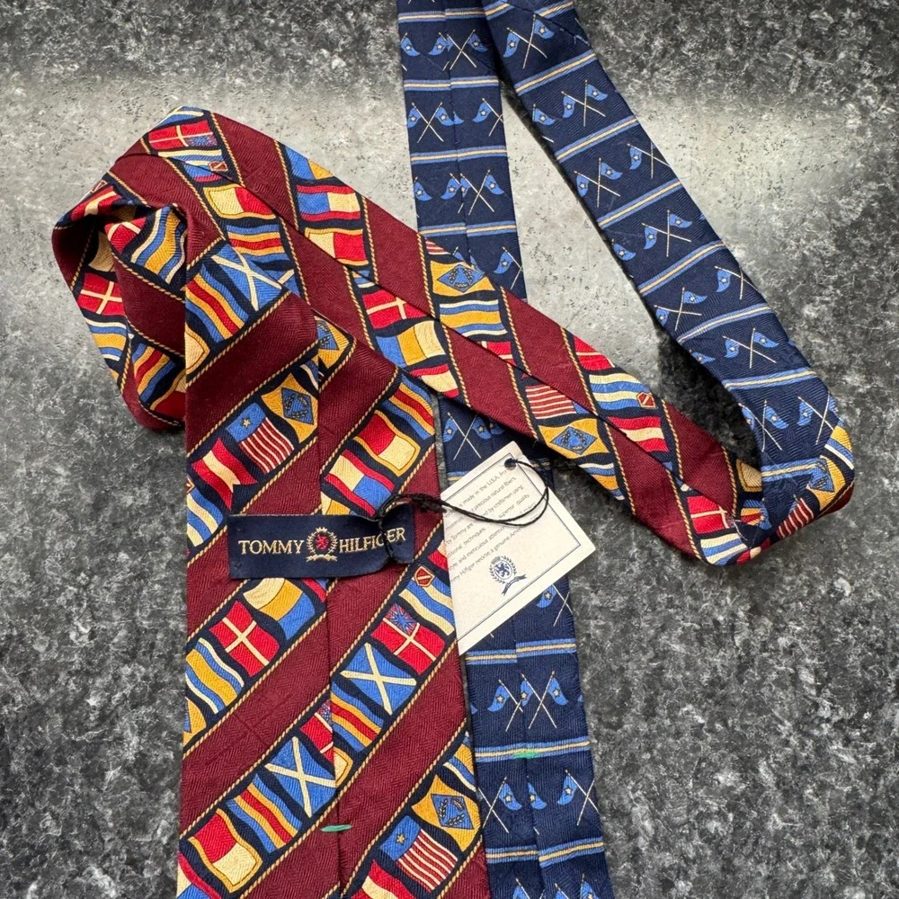 Vintage‎ Tommy Hilfiger Men's Silk Tie